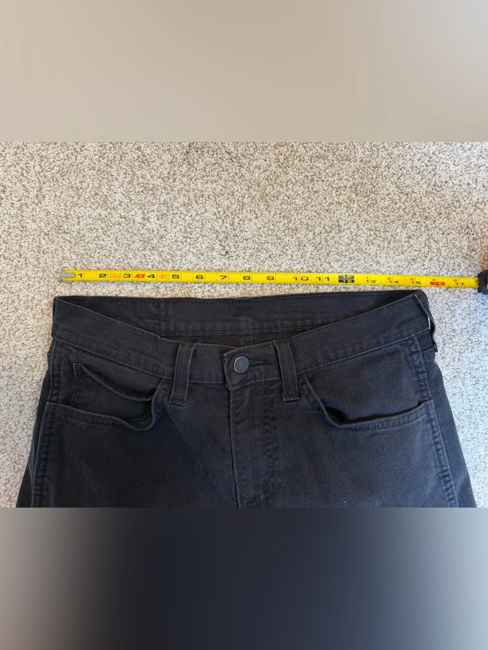 Levi’s 513 Slim Straight Commuter Jeans Black 31x30